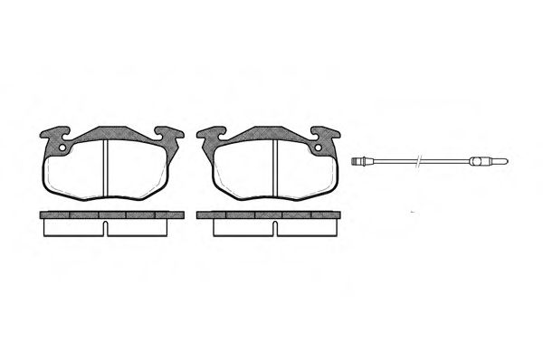 REMSA 0192.12 Тормозные колодки для PEUGEOT 305 II (Пежо 305 2) REMSA 0192.12 Тормозные колодки для PEUGEOT 305 II (Пежо 305 2)