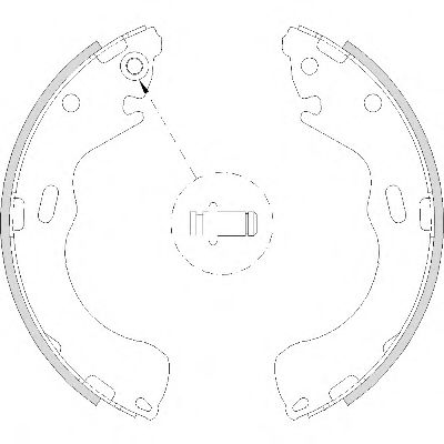 REMSA 4210.00 Тормозные колодоки для MAZDA (Мазда) REMSA 4210.00 Тормозные колодоки для MAZDA (Мазда)