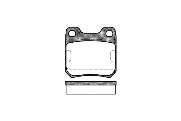 REMSA 0239.00 Тормозные колодки для OPEL OMEGA A (Опель Омэга а) REMSA 0239.00 Тормозные колодки для OPEL OMEGA A (Опель Омэга а)
