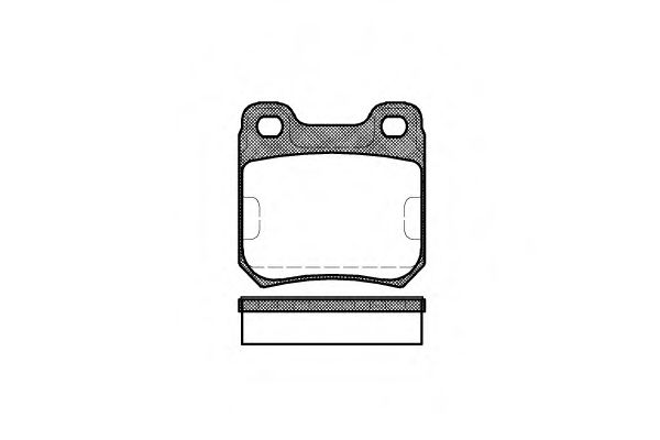 REMSA 0239.10 Тормозные колодки для OPEL OMEGA A (Опель Омэга а) REMSA 0239.10 Тормозные колодки для OPEL OMEGA A (Опель Омэга а)