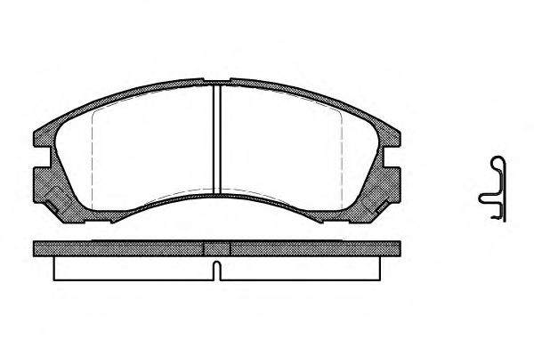 REMSA 0354.22 Тормозные колодки для MITSUBISHI CHALLENGER (Митсубиши/митсубиси Чаллэнгэр) REMSA 0354.22 Тормозные колодки для MITSUBISHI CHALLENGER (Митсубиши/митсубиси Чаллэнгэр)