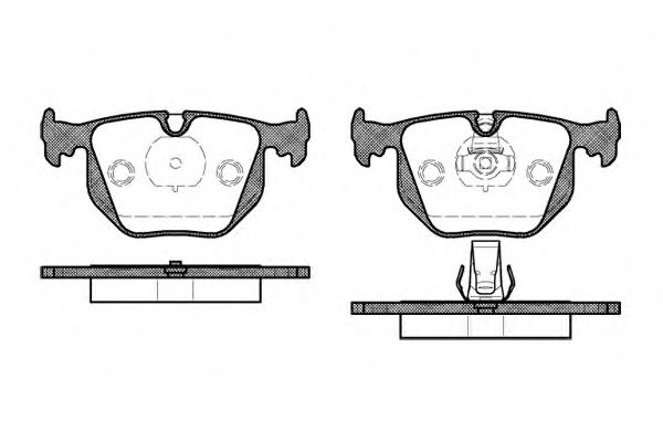 REMSA 0381.20 Тормозные колодки для BMW (Бмв) REMSA 0381.20 Тормозные колодки для BMW (Бмв)