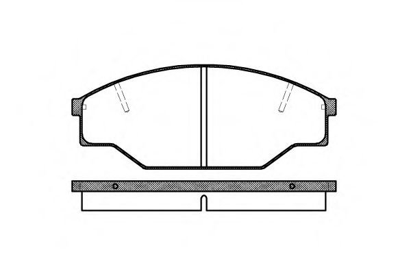 REMSA 0412.00 Тормозные колодки для VOLKSWAGEN TARO (Фольксваген Таро) REMSA 0412.00 Тормозные колодки для VOLKSWAGEN TARO (Фольксваген Таро)