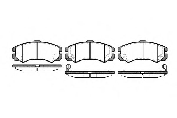 REMSA 0425.22 Тормозные колодки для OPEL FRONTERA B (Опель Фронтера б) REMSA 0425.22 Тормозные колодки для OPEL FRONTERA B (Опель Фронтера б)