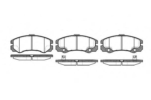 REMSA 0425.32 Тормозные колодки для OPEL FRONTERA B (Опель Фронтера б) REMSA 0425.32 Тормозные колодки для OPEL FRONTERA B (Опель Фронтера б)