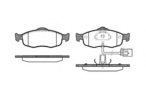 REMSA 0432.02 Тормозные колодки для FORD MONDEO (Форд Мондэо) REMSA 0432.02 Тормозные колодки для FORD MONDEO (Форд Мондэо)