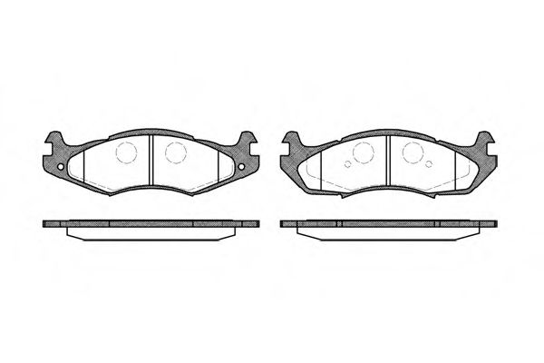 REMSA 0463.00 Тормозные колодки для JEEP CHEROKEE (Джип Чироки) REMSA 0463.00 Тормозные колодки для JEEP CHEROKEE (Джип Чироки)