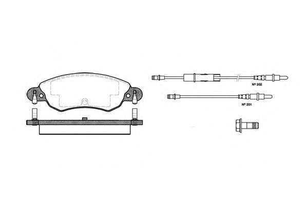 REMSA 0829.04 Тормозные колодки для CITROËN C5 II (CитроËн С5 2) REMSA 0829.04 Тормозные колодки для CITROËN C5 II (CитроËн С5 2)