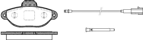 REMSA 0414.21 Тормозные колодки для FIAT 500 (Фиат 500) REMSA 0414.21 Тормозные колодки для FIAT 500 (Фиат 500)