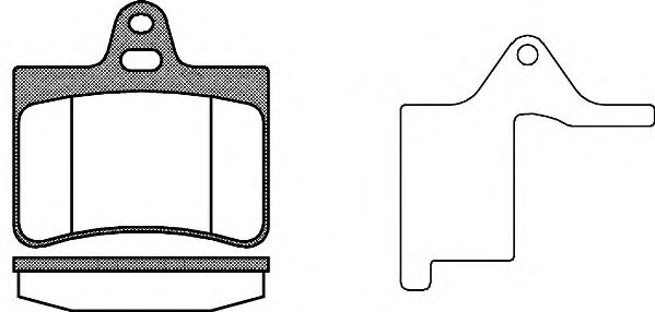 REMSA 0830.20 Тормозные колодки для CITROËN C5 II (CитроËн С5 2) REMSA 0830.20 Тормозные колодки для CITROËN C5 II (CитроËн С5 2)