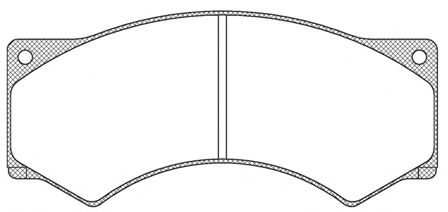 REMSA JCA 277.00 Тормозные колодки для DAF 45 (Даф 45)