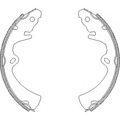 REMSA 4363.00 Тормозные колодоки для MAZDA GLC II (Мазда Глc 2) REMSA 4363.00 Тормозные колодоки для MAZDA GLC II (Мазда Глc 2)