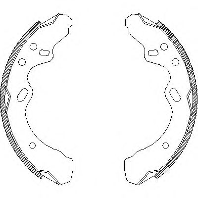 REMSA 4366.00 Тормозные колодоки для MAZDA (Мазда) REMSA 4366.00 Тормозные колодоки для MAZDA (Мазда)