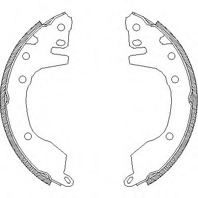 REMSA 4376.00 Тормозные колодоки для MITSUBISHI SPACE WAGON (Митсубиши/митсубиси Спэйс вагон) REMSA 4376.00 Тормозные колодоки для MITSUBISHI SPACE WAGON (Митсубиши/митсубиси Спэйс вагон)