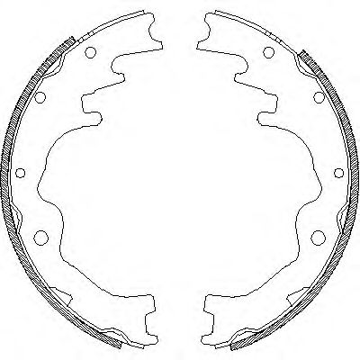 REMSA 4388.01 Тормозные колодоки для MAZDA MPV I (Мазда Мпв 1) REMSA 4388.01 Тормозные колодоки для MAZDA MPV I (Мазда Мпв 1)