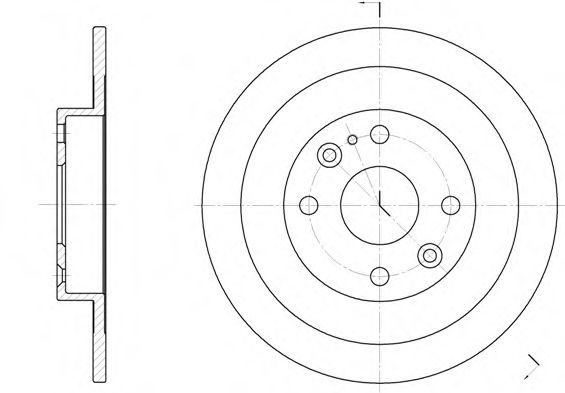 REMSA 6148.00 Тормозной диск для MAZDA MIATA I (Мазда Миата и) REMSA 6148.00 Тормозной диск для MAZDA MIATA I (Мазда Миата и)