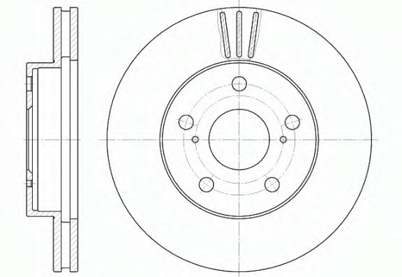 REMSA 6580.10 Тормозной диск для TOYOTA PREVIA (Тойота/тоета Прэvиа) REMSA 6580.10 Тормозной диск для TOYOTA PREVIA (Тойота/тоета Прэvиа)