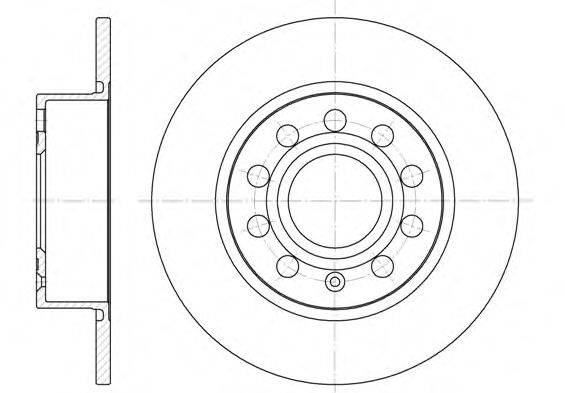 REMSA 6649.00 Тормозной диск для SEAT (Сеат) REMSA 6649.00 Тормозной диск для SEAT (Сеат)