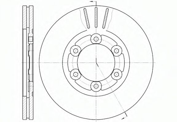 REMSA 61164.10 Тормозной диск для KIA K2700 (Киа К2700) REMSA 61164.10 Тормозной диск для KIA K2700 (Киа К2700)