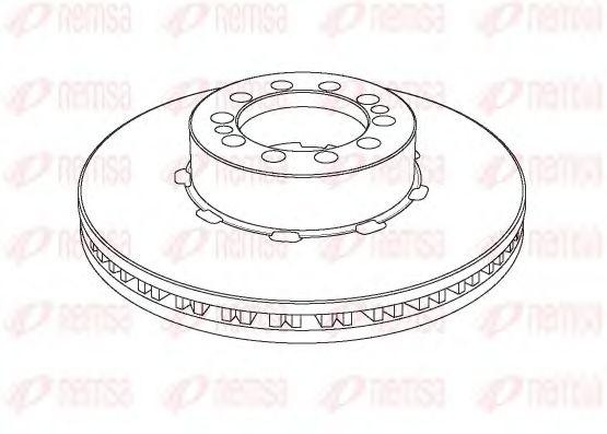 REMSA NCA1126.20 Тормозной диск для RENAULT-TRUCKS (Рено-труcкс) REMSA NCA1126.20 Тормозной диск для RENAULT-TRUCKS (Рено-труcкс)