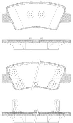 REMSA 1362.42 Тормозные колодки для HYUNDAI FLUIDIC ELANTRA (Хендай Флуидиc элантра) REMSA 1362.42 Тормозные колодки для HYUNDAI FLUIDIC ELANTRA (Хендай Флуидиc элантра)