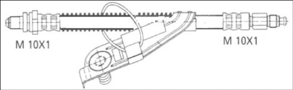 REMSA 1903.68 Тормозной шланг для FORD FIESTA IV (Форд Фиеста 4) REMSA 1903.68 Тормозной шланг для FORD FIESTA IV (Форд Фиеста 4)
