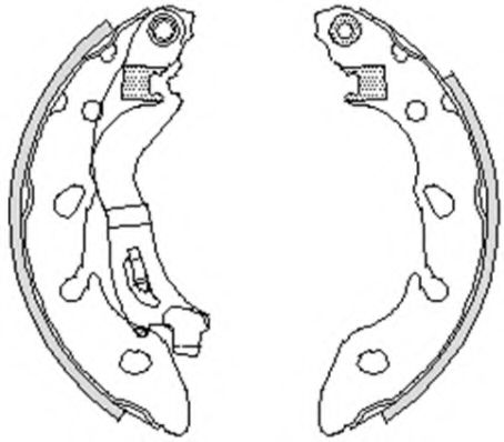 REMSA 4249.00 Тормозные колодоки для FIAT 500 C (Фиат 500 c) REMSA 4249.00 Тормозные колодоки для FIAT 500 C (Фиат 500 c)