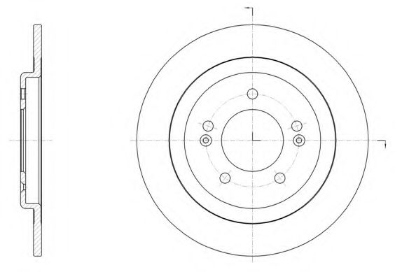 REMSA 61506.00 Тормозной диск для HYUNDAI (Хендай) REMSA 61506.00 Тормозной диск для HYUNDAI (Хендай)