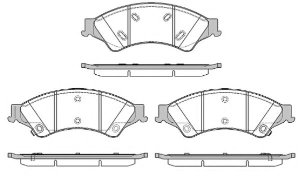 REMSA 1524.02 Тормозные колодки для FORD RANGER (Форд Рангэр) REMSA 1524.02 Тормозные колодки для FORD RANGER (Форд Рангэр)