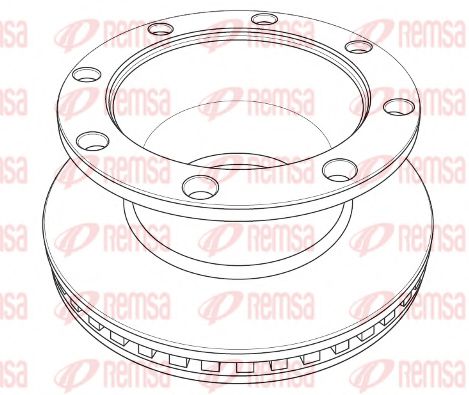 REMSA NCA1216.20 Тормозной диск для RENAULT-TRUCKS (Рено-труcкс) REMSA NCA1216.20 Тормозной диск для RENAULT-TRUCKS (Рено-труcкс)