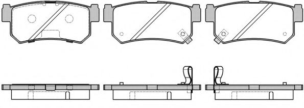REMSA 0746.42 Тормозные колодки для DAEWOO MUSSO (Дэу Муссо) REMSA 0746.42 Тормозные колодки для DAEWOO MUSSO (Дэу Муссо)