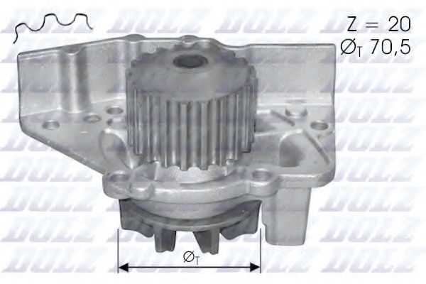 DOLZ C119 Водяной насос для ROVER 400 (Ровер 400) DOLZ C119 Водяной насос для ROVER 400 (Ровер 400)