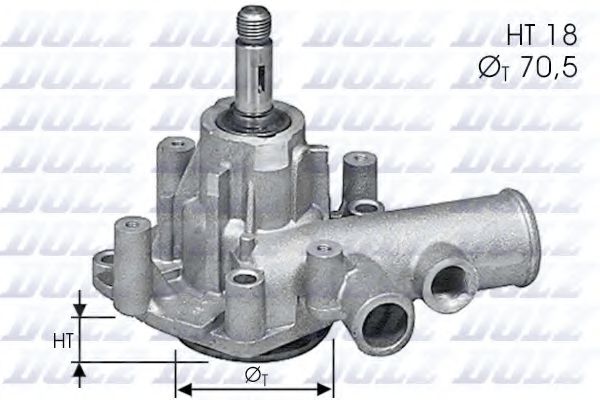 DOLZ M140 Водяной насос для ROVER 2000-3500 (Ровер 2000-3500) DOLZ M140 Водяной насос для ROVER 2000-3500 (Ровер 2000-3500)