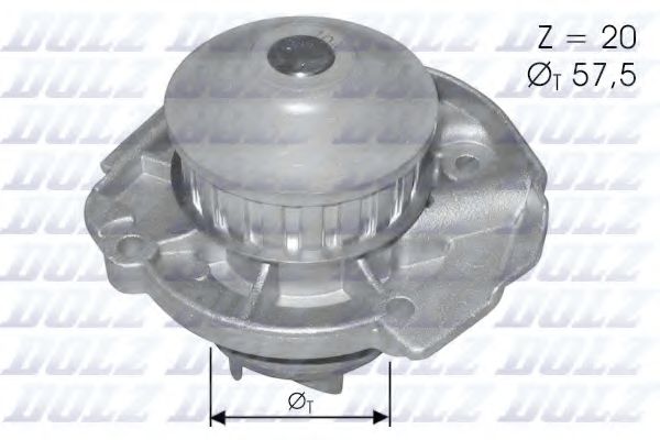DOLZ S161 Водяной насос для LANCIA Y (Лансиа/лянча Ъ) DOLZ S161 Водяной насос для LANCIA Y (Лансиа/лянча Ъ)