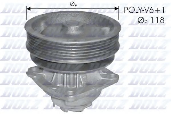 DOLZ S224 Водяной насос для PEUGEOT EXPERT (Пежо Эxпэрт) DOLZ S224 Водяной насос для PEUGEOT EXPERT (Пежо Эxпэрт)