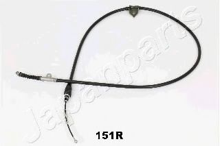 JAPANPARTS BC-151R Трос, стояночная тормозная система 
