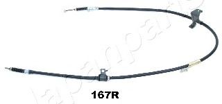 JAPANPARTS BC-167R Трос, стояночная тормозная система 