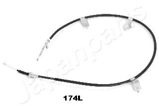 JAPANPARTS BC-174L Трос, стояночная тормозная система 