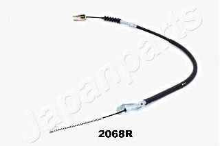 JAPANPARTS BC-2068R Трос, стояночная тормозная система 