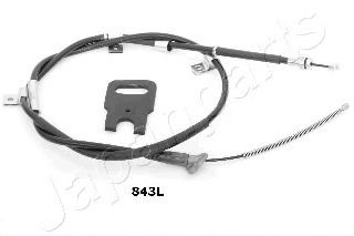 JAPANPARTS BC-843L Трос, стояночная тормозная система 