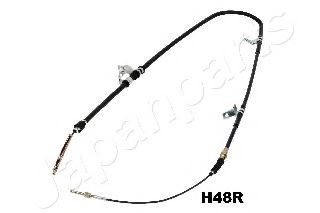JAPANPARTS BC-H48R Трос, стояночная тормозная система 