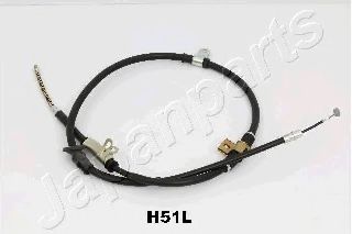 JAPANPARTS BC-H51L Трос, стояночная тормозная система 