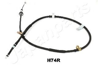 JAPANPARTS BC-H74R Трос, стояночная тормозная система 
