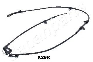 JAPANPARTS BC-K29R Трос, стояночная тормозная система 