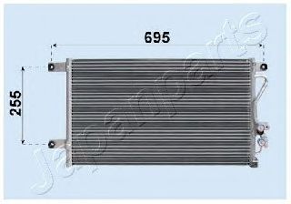 JAPANPARTS CND163018 Конденсатор, кондиционер для MITSUBISHI COLT/RODEO (Митсубиши/митсубиси Cолт/родэо) JAPANPARTS CND163018 Конденсатор, кондиционер для MITSUBISHI COLT/RODEO (Митсубиши/митсубиси Cолт/родэо)