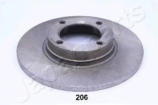 JAPANPARTS DI-206 Тормозной диск для TOYOTA COROLLA (Тойота/тоета Cоролла) JAPANPARTS DI-206 Тормозной диск для TOYOTA COROLLA (Тойота/тоета Cоролла)