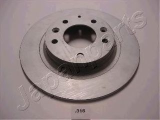 JAPANPARTS DP-316 Тормозной диск для MAZDA ATENZA (Мазда Атэнза) JAPANPARTS DP-316 Тормозной диск для MAZDA ATENZA (Мазда Атэнза)