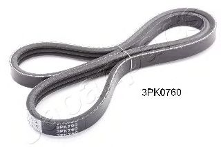 JAPANPARTS DV-3PK0760 Поликлиновой ремень ALT для MAZDA 626 III (Мазда 626 3) JAPANPARTS DV-3PK0760 Поликлиновой ремень ALT для MAZDA 626 III (Мазда 626 3)
