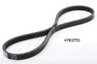 JAPANPARTS DV-4PK0750 Поликлиновой ремень PS для HYUNDAI ATOS PRIME (Хендай Атос примэ) JAPANPARTS DV-4PK0750 Поликлиновой ремень PS для HYUNDAI ATOS PRIME (Хендай Атос примэ)