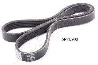 JAPANPARTS DV-5PK0960 Поликлиновой ремень ALT для MITSUBISHI LANCER (Митсубиши/митсубиси Ланcэр) JAPANPARTS DV-5PK0960 Поликлиновой ремень ALT для MITSUBISHI LANCER (Митсубиши/митсубиси Ланcэр)
